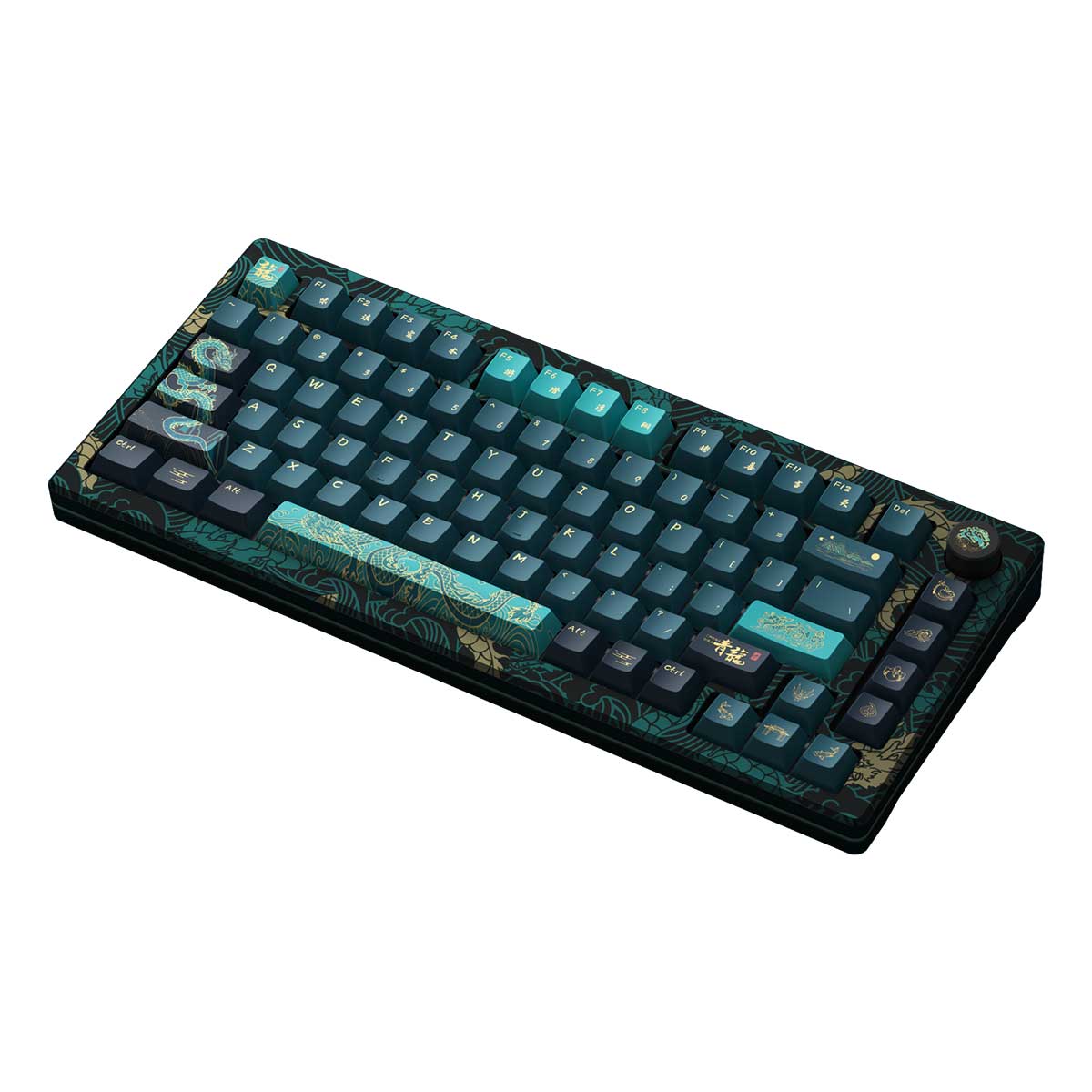 Akko Mod 007 V3 HE Year Of Dragon RGB Mechanical Keyboard (Akko Cream Yellow Magnetic)