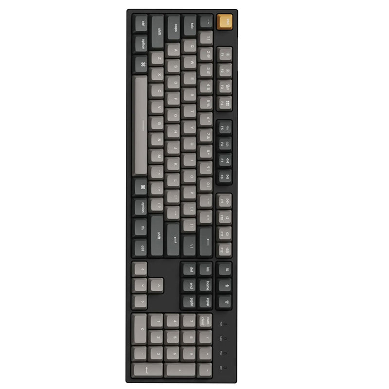 Keychron C2 Pro QMK/VIA RGB Backlit Hot-Swappable Full Size Wired Mechanical Keyboard (K Pro Red Switch)
