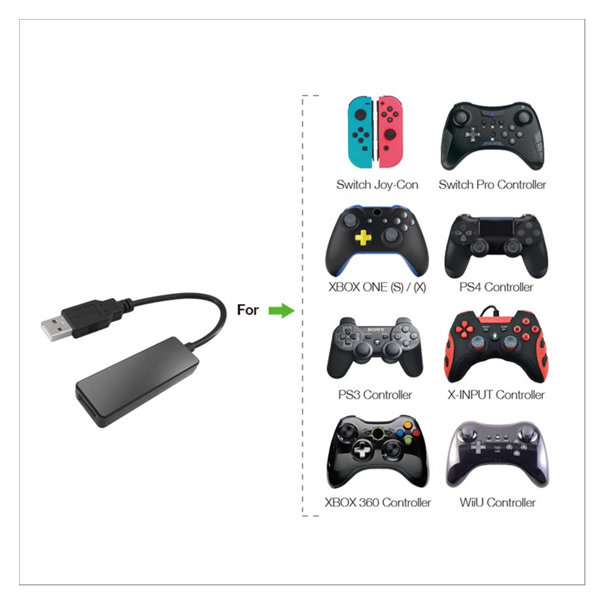 NSW Dobe USB Wired Converter (TY-1760) -DataBlitz