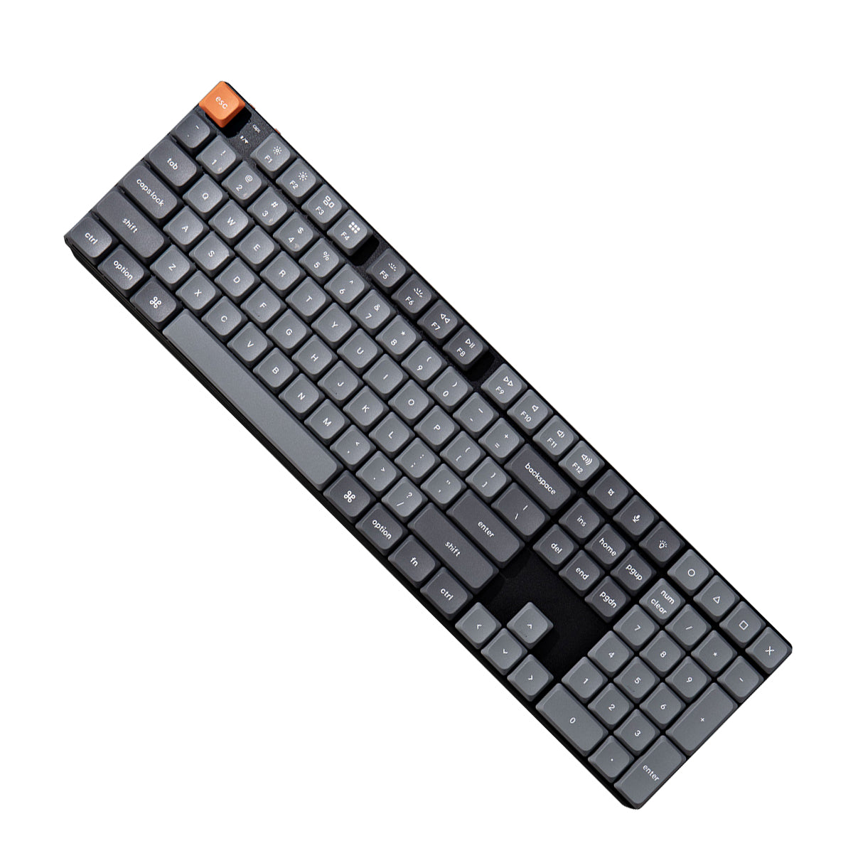 Keychron K5 Max QMK/VIA RGB Backlit Full Size Wireless Custom Mechanical Keyboard (Low Profile Gateron Mechanical Brown Switch) (K5M-B3)
