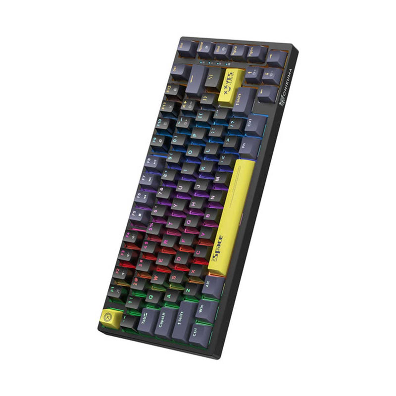 Onikuma G52 RGB 82 Keys Wired Mechanical Gaming Keyboard (Tea Axis) | DataBlitz