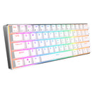 Royal Kludge RK61 Pro Tri-Mode RGB 61 Keys Hot Swappable Mechanical Keyboard Silver/White