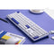 Monsgeek MG108B Blue on White RGB Hot-Swappable Mechanical Keyboard (TTC Gold Red)