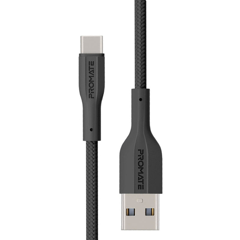 Promate Xcord-AC Super Flexible Data & Charge Usb-C Cable (Black)