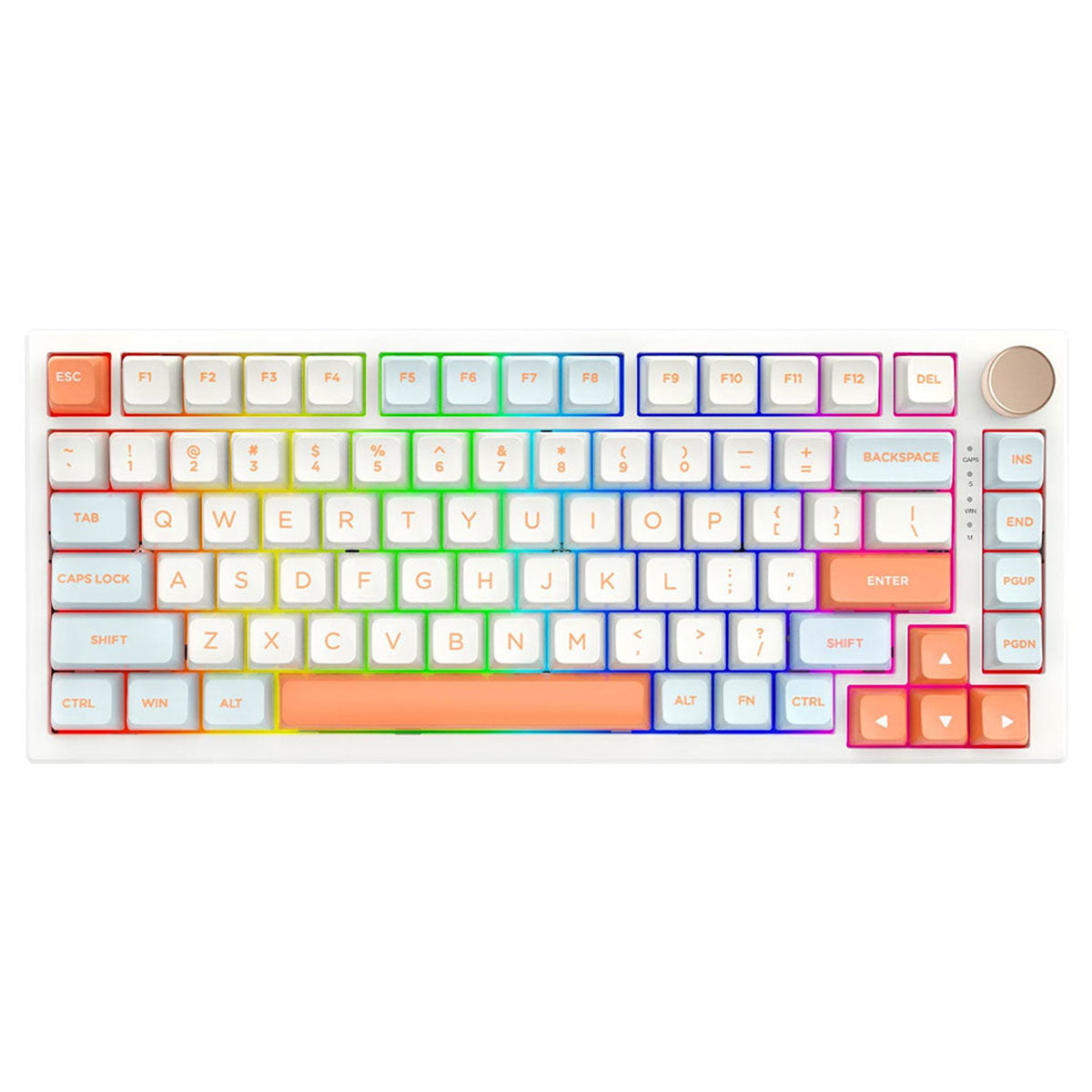 VGN N75 Pro 82 Keys Tri-Mode Mechanical Keyboard (Orange)