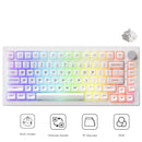 Akko 5075B Plus ASA Clear Multi-Mode RGB Hot-Swappable Mechanical Keyboard White (Akko V3 Piano Pro Switch Special Version)