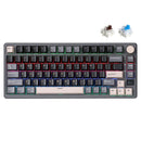 Royal Kludge RK-M75 Tri-Mode RGB 81 Keys Hot-Swappable Mechanical Keyboard Phantom (Blue Switch, Brown Switch)