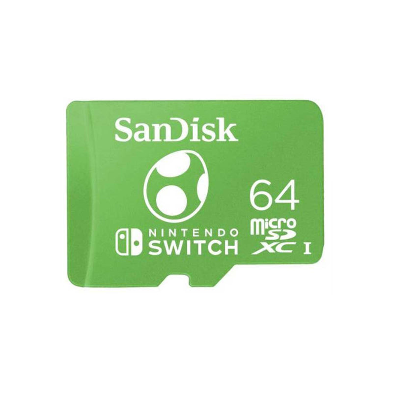Sandisk 64GB MicroSDXC UHS-1 U3 C10 100MB/S R 90MB/S W For Nintendo Switch