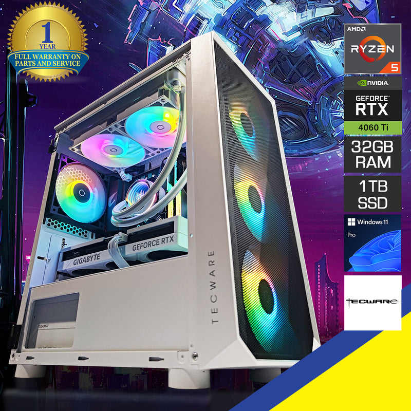 Sigma Omni Link White Desktop Gaming PC | DataBlitz