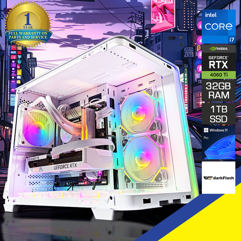 Aurora L285M White Desktop Gaming PC | DataBlitz