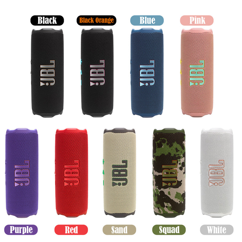 JBL Flip 7 Portable Waterproof & Drop-Proof Speaker (Black, Black Orange, Blue, Pink, Purple, Red, Sand, Squad, White)