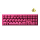Monsgeek MG108B Rose Red RGB Hot Swappable Mechanical Keyboard (V3 Cream Yellow Pro)