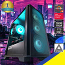 Sigma Air 100 Black Desktop Gaming PC | AMD Ryzen 5 7500F | 16GB RAM | 1TB SSD | RX 7600