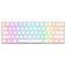 Royal Kludge RK61 Pro Tri-Mode RGB 61 Keys Hot Swappable Mechanical Keyboard Silver/White