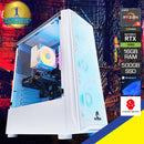 Alpha Aurora White Desktop Gaming PC