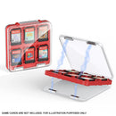 IINE Game Card Case for Nintendo Switch (Transparent Red) (L1016)