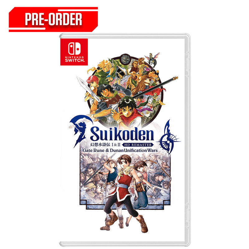 Nintendo Switch  Suikoden I&II HD Remaster Gate Rune and Dunan Unification Wars 