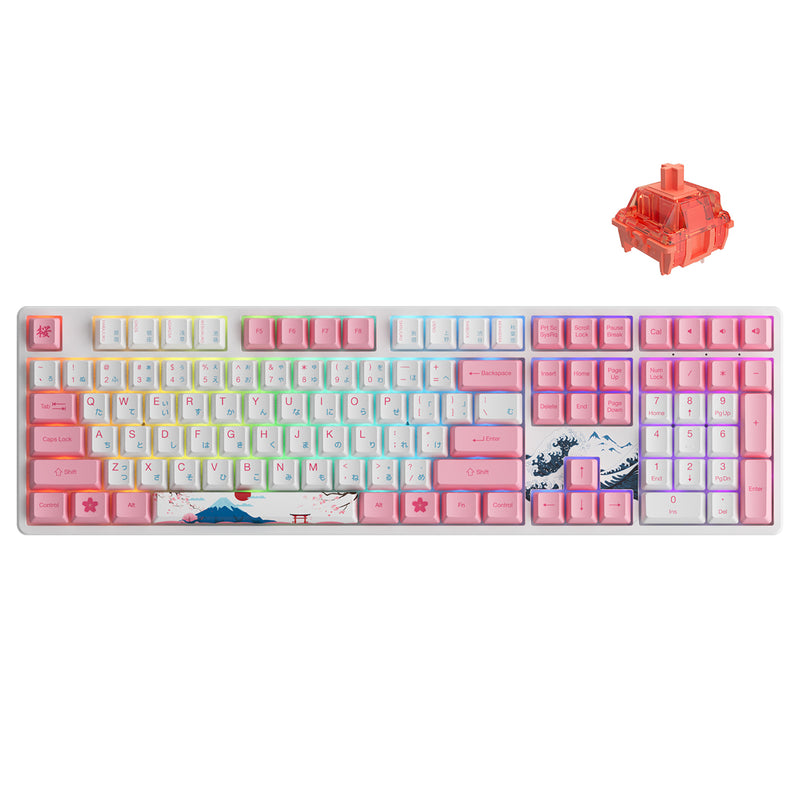 Akko World Tour Tokyo R2 5108S OEM SP RGB Hot-Swappable Mechanical Keyboard (Gateron Orange-Lubed)