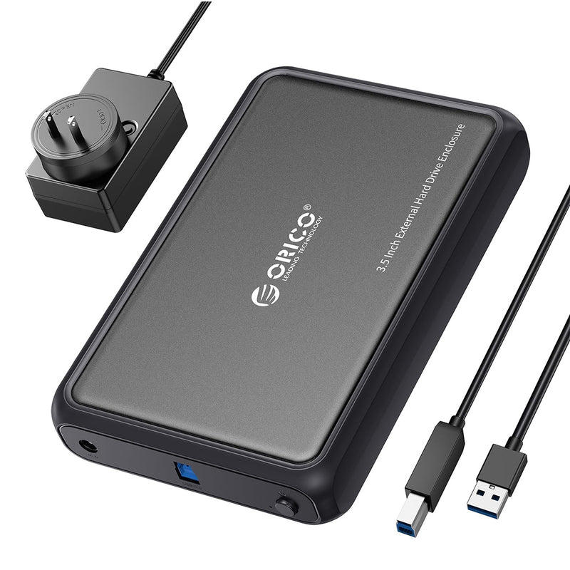 Orico Hard Drive HDD Enclosure USB-B to USB-A 5Gbps (DDL35-U3) (Black)