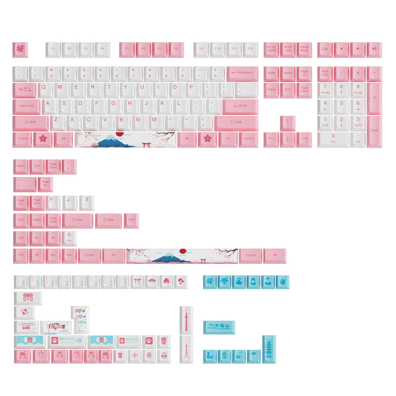 Akko World Tour Tokyo R2 SE Keycap Set 185 Keys