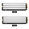 Corsair MP600 Elite PCIe Gen4 x4 NVMe 1.4 M.2 SSD for PS5 (White)