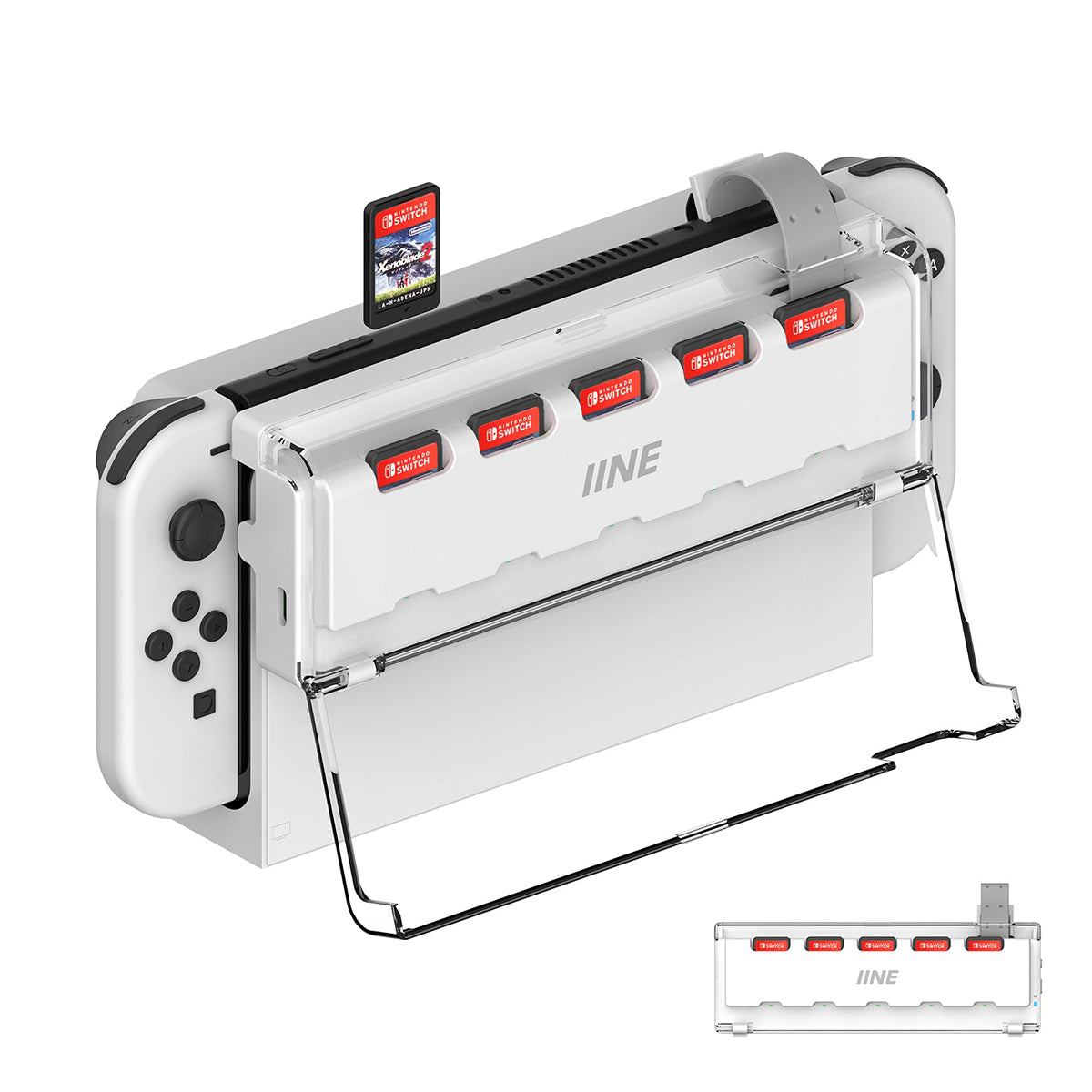 IINE 5-in-1 Game Cards Switcher for Switch/ Switch OLED (L863)