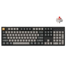 Keychron C2 Pro QMK/VIA White Backlit Full Size Wired Mechanical Keyboard (K Pro Red Switch) (C2P-K1)