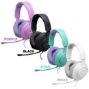 JBL Quantum 100 M2 Wired Over-Ear Gaming Headset (Black, Cyan, Purple, White)