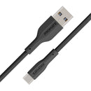 Promate Xcord-AC Super Flexible Data & Charge Usb-C Cable (Black)