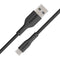 Promate Xcord-AC Super Flexible Data & Charge Usb-C Cable (Black)