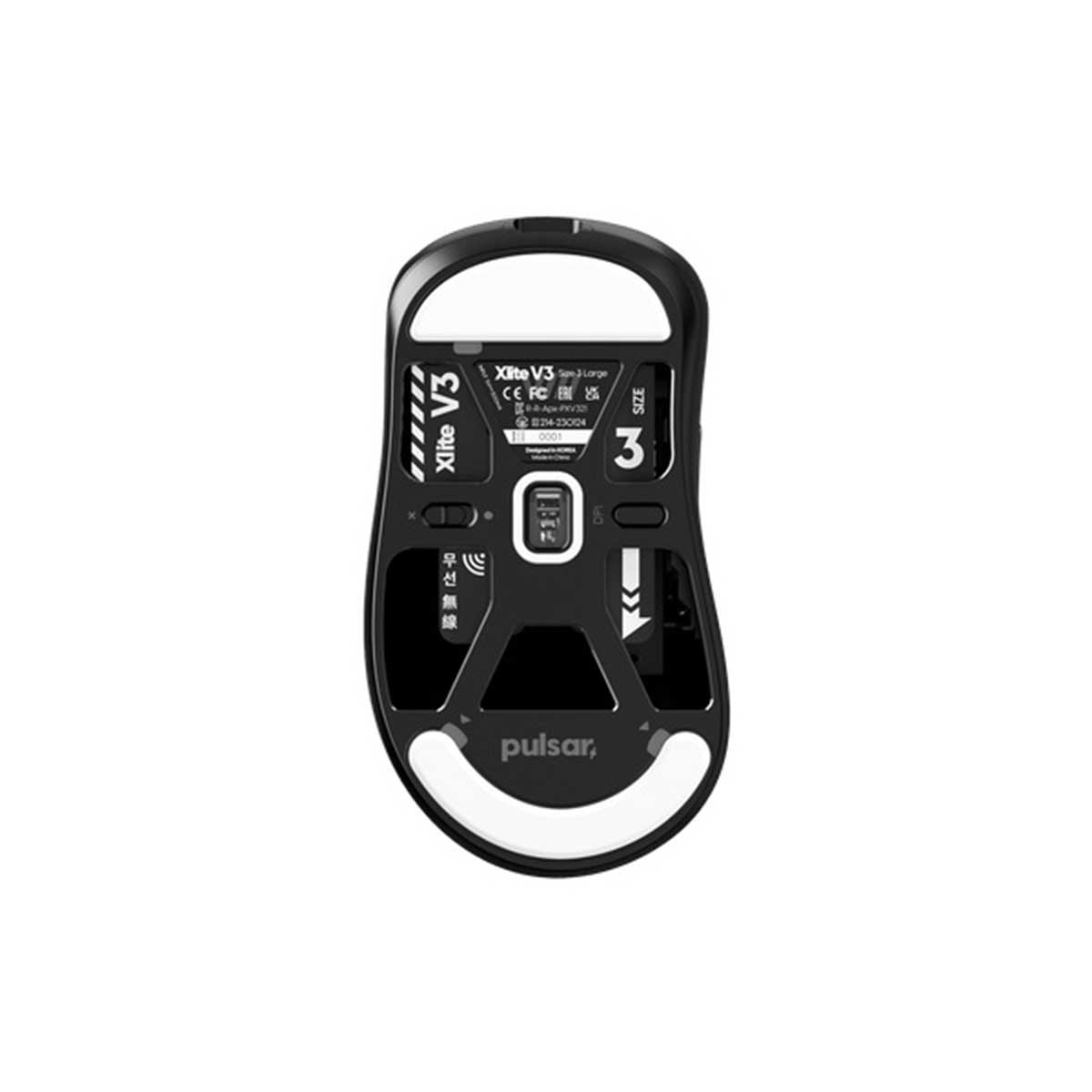 Pulsar Xlite V3 Wireless Gaming Mouse Size 3