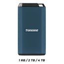 Transcend ESD410C 20GBPS USB 3.2 Gen 2x2 Type-C Portable SSD (Dark Blue)