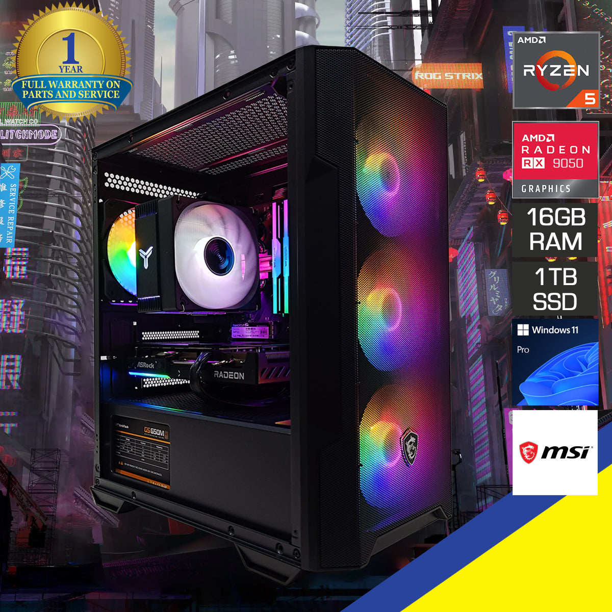 Sigma MAG Forge Black Desktop Gaming PC