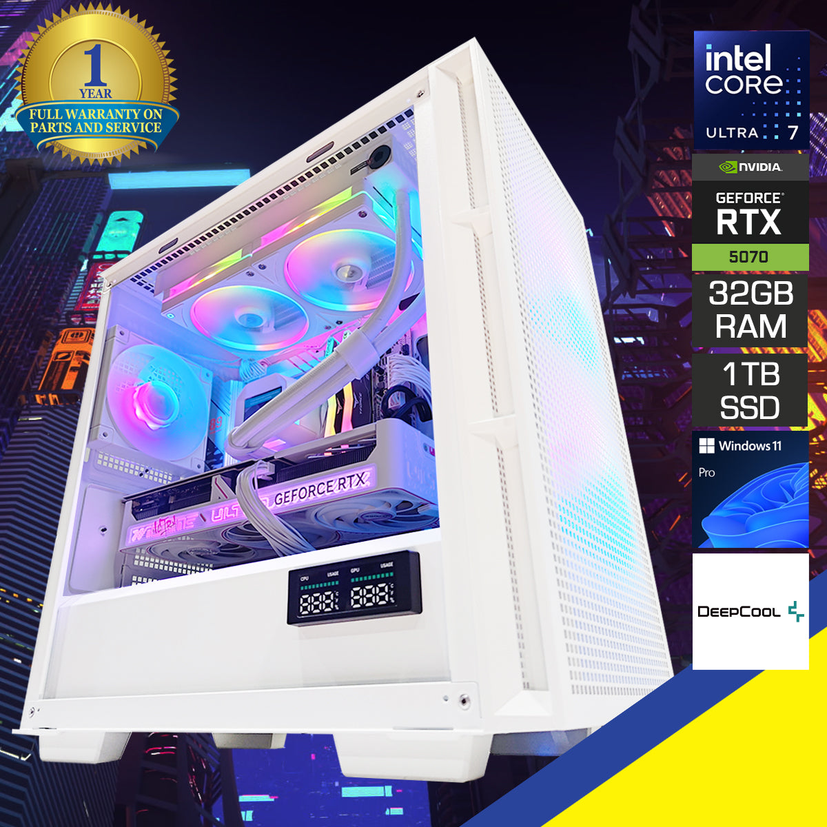 Optima CH360 White Desktop Gaming PC