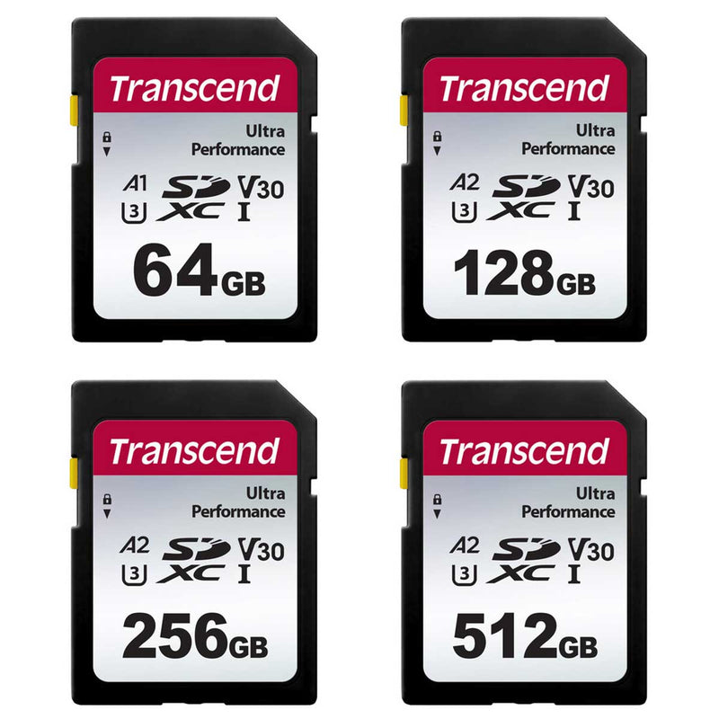 Transcend 340S Ultra Performance SDXC UHS-I U3 V30 A2 160MB/S Read SD Card