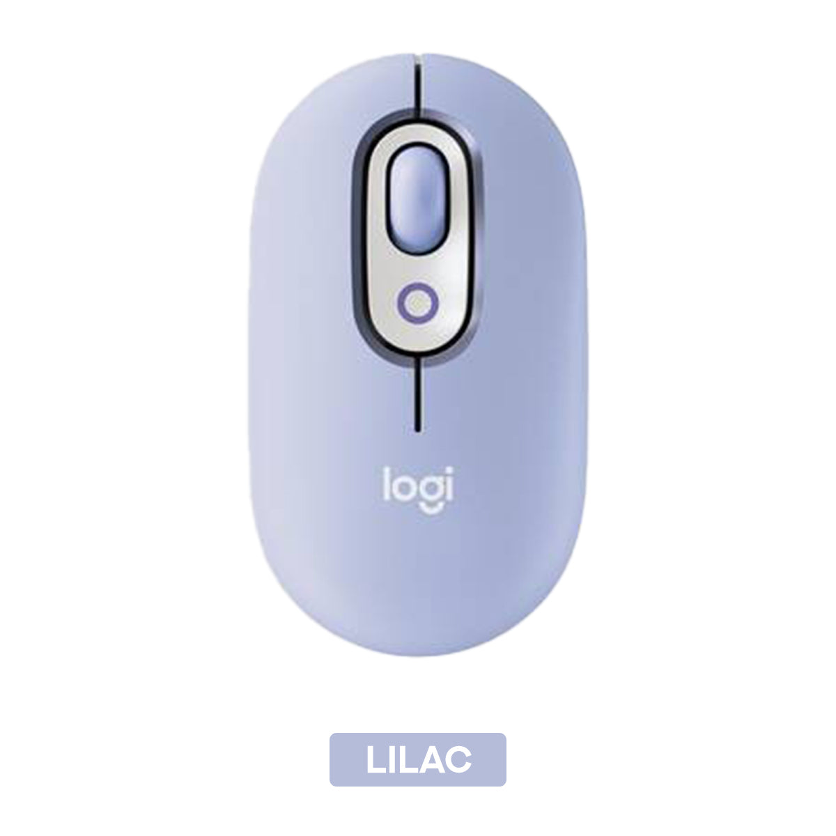 Logitech Pop Mouse Wireless With Customizable Emoji (Graphite, Off-White, Lilac, Rose)