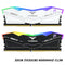 TeamGroup T-Force Delta RGB DDR5 32GB (1x32GB) 6000MHz CL38 Gaming Desktop Memory (White, Black)