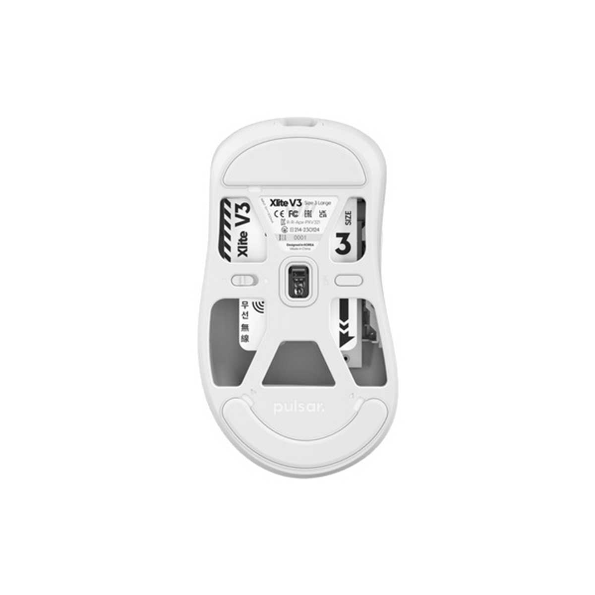 Pulsar Xlite V3 Wireless Gaming Mouse Size 3