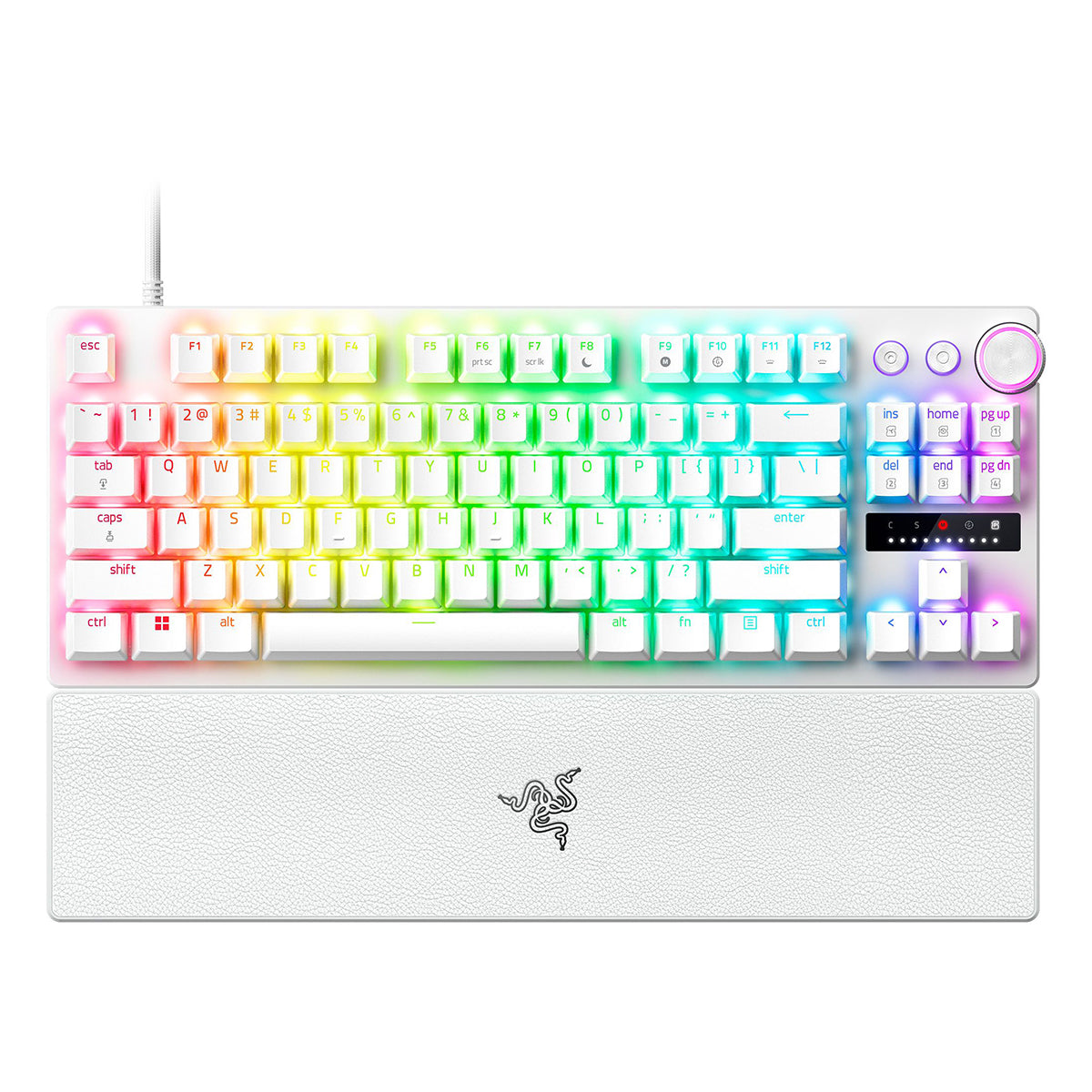 Razer Huntsman V3 Pro Tenkeyless Analog Optical eSports Keyboard (White)