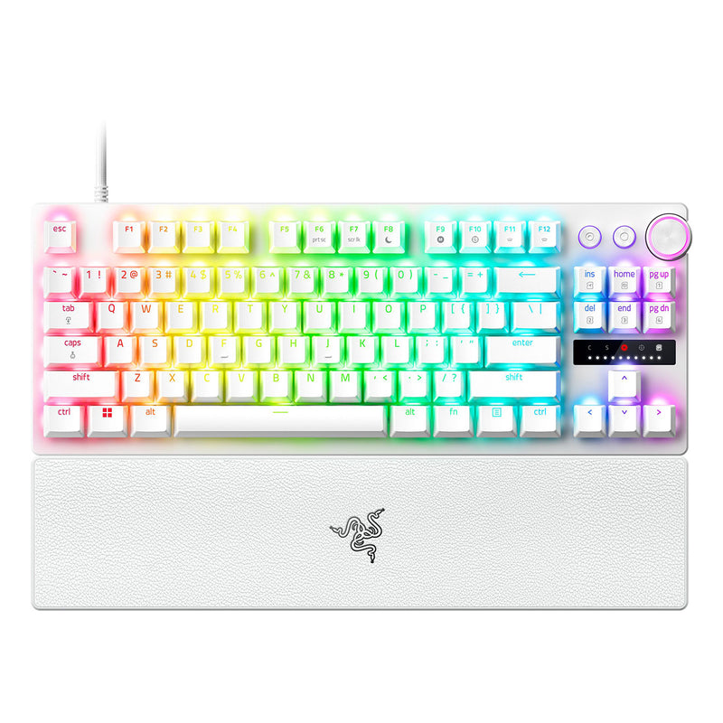 Razer Huntsman V3 Pro Tenkeyless Analog Optical eSports Keyboard (White)