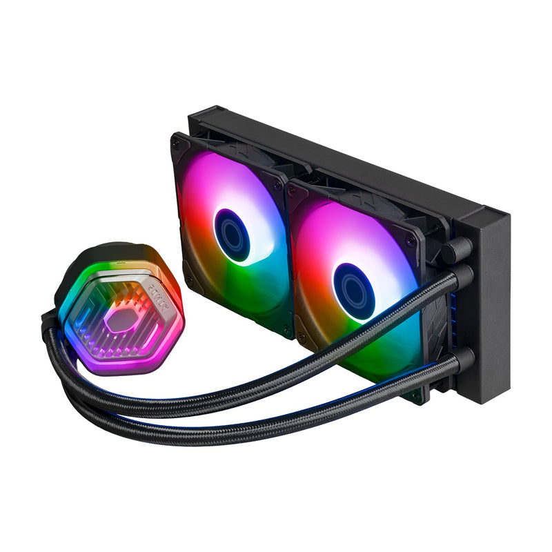 Cooler Master Masterliquid 240 Atmos ARGB 240MM Close-Loop AIO Liquid CPU Cooler (Black)