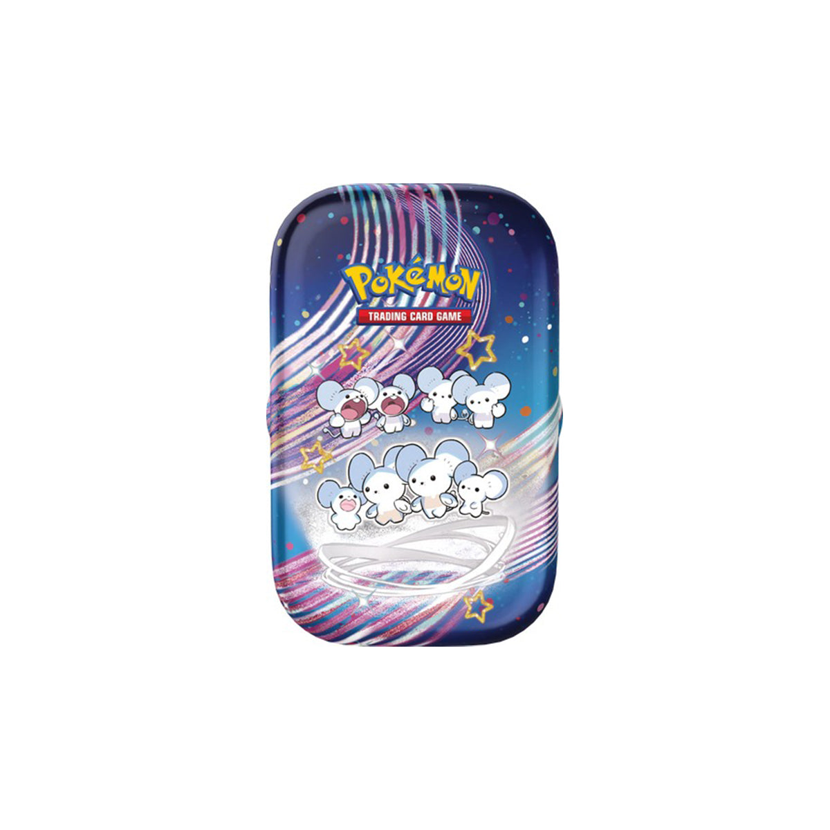 Pokemon TCG SV4.5 Scarlet & Violet Paldean Fates Mini Tin (Flamingo, Finizen, Tinkatink, Smoliv, Maushold) (210-85628)