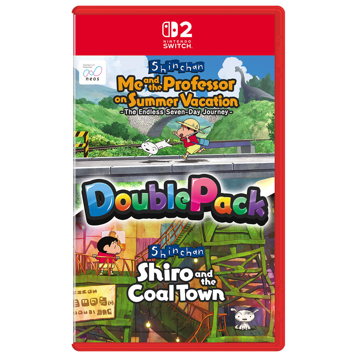 Crayon Shin-chan Me and the Professor on Summer Vacation + Shiro and the Coal Town