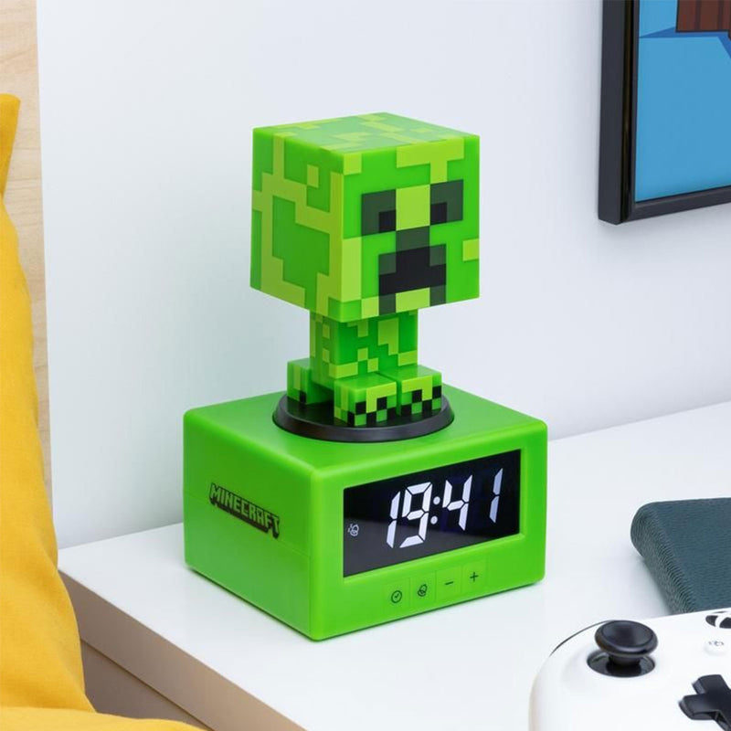 Paladone Minecraft Creeper Alarm Clock (PP11369MCFV2)