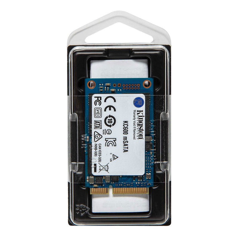 Kingston KC600 2.5" & MSATA SSD Hardware-Based Self-Encrypting Drive With 3D TLC Nand (SKC600MS)