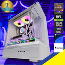 Aurora D200 White Desktop Gaming PC