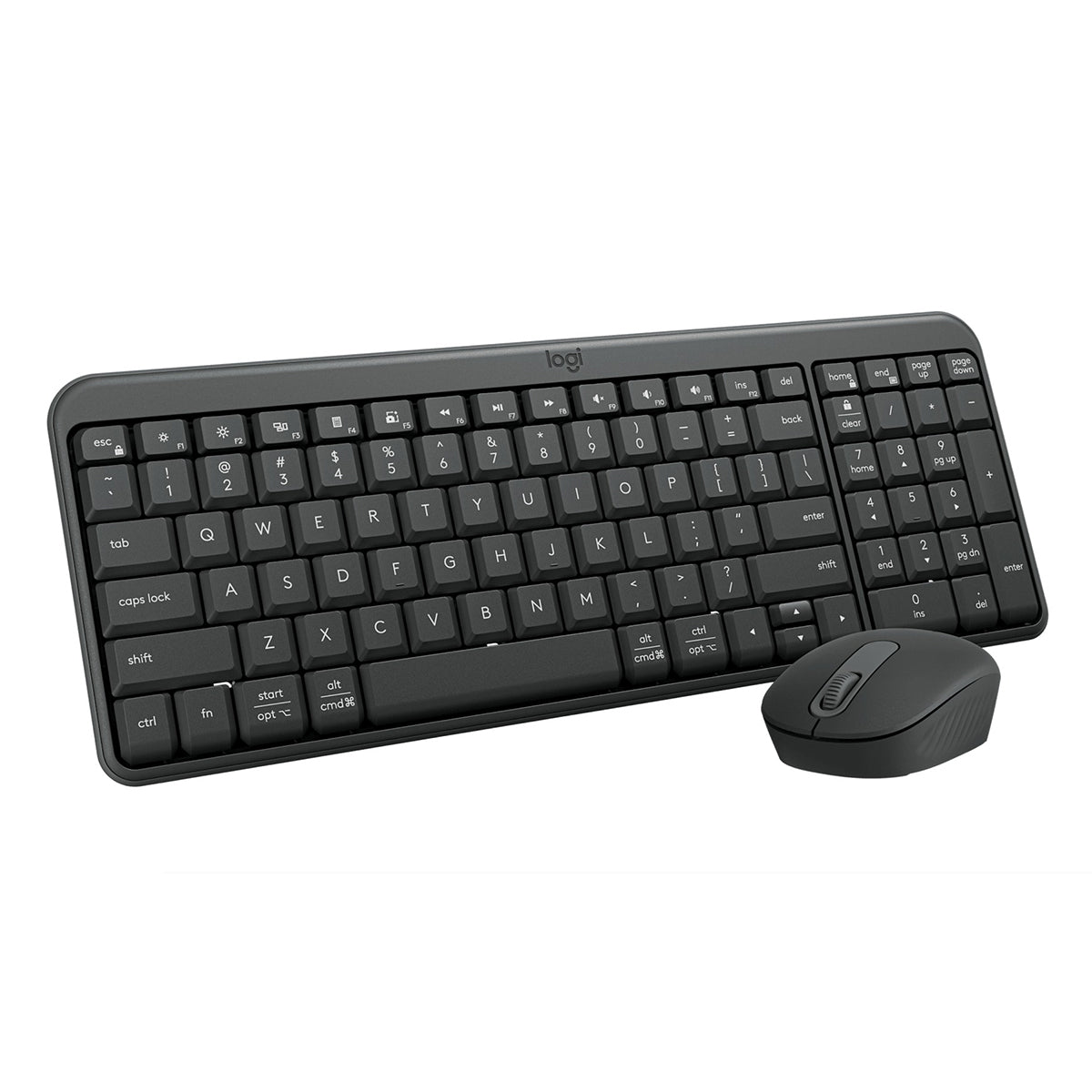 Logitech MK250 Compact Wireless Mouse and Keyboard (Graphite) (920-013559)