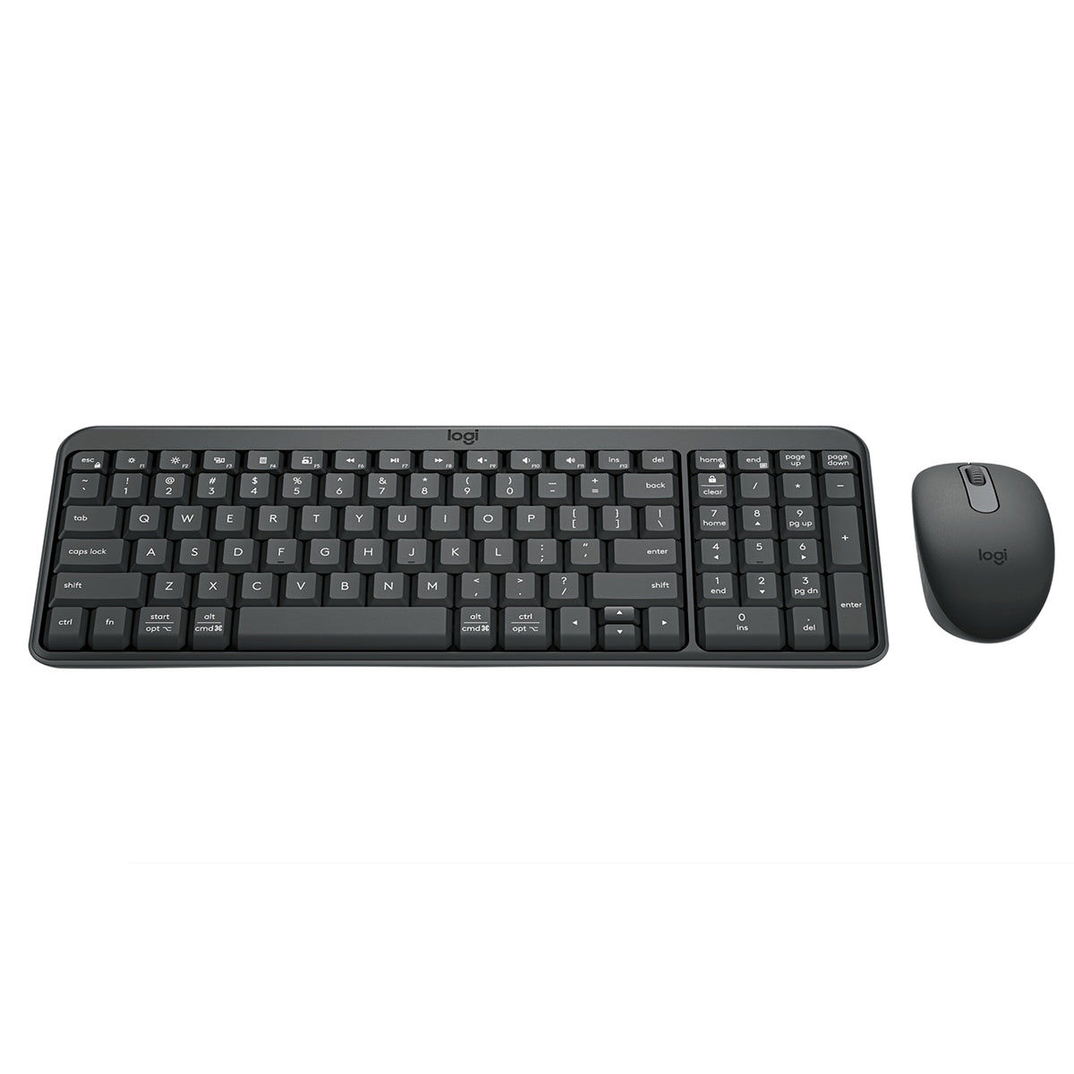 Logitech MK250 Compact Wireless Mouse and Keyboard (Graphite) (920-013559)