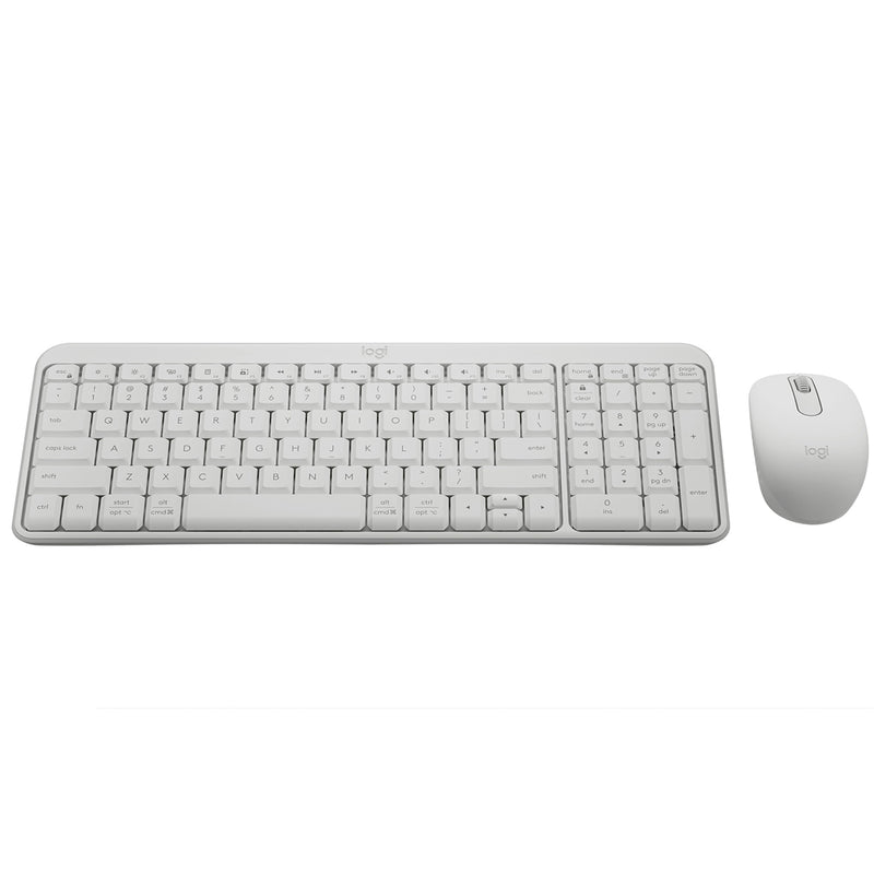 Logitech MK250 Compact Wireless Mouse and Keyboard (Off-White) (920-013560)