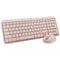 Logitech MK250 Compact Wireless Mouse and Keyboard (Rose) (920-013561)